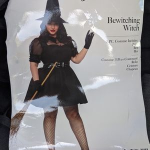 Women's 3XL Witch Costume